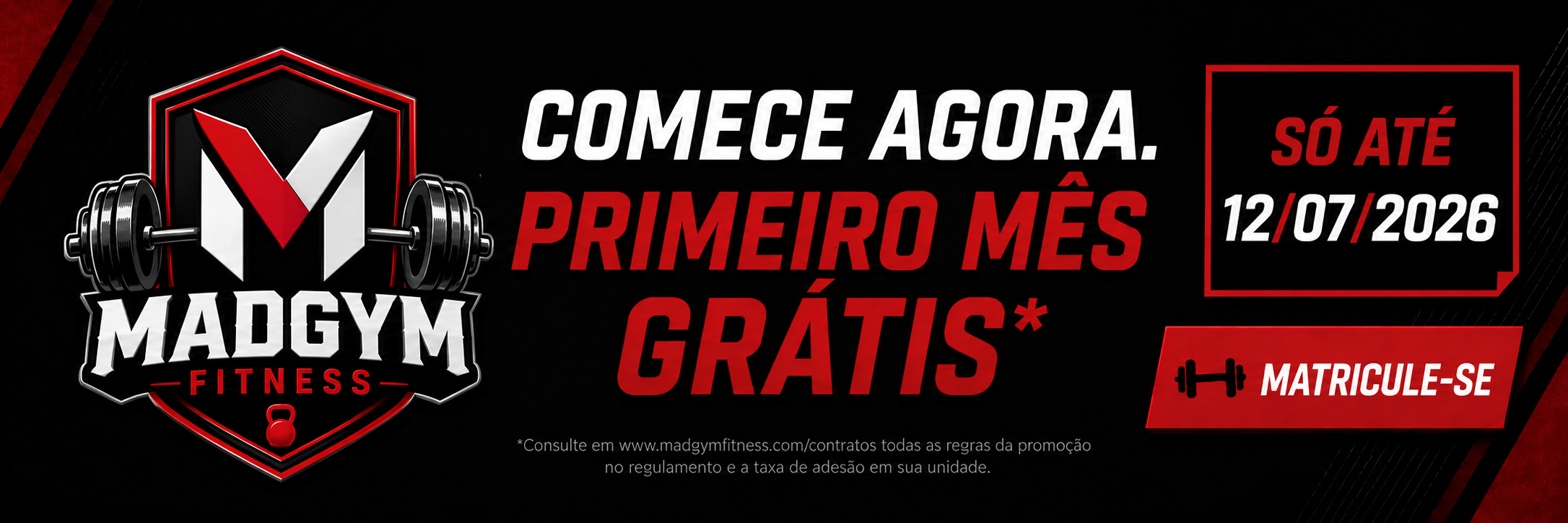 Banner que contém informações de uma promoção.